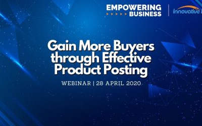 How to Gain More Buyers on Alibaba.com through Effective Product Posting – 28 April 2020 Webinar