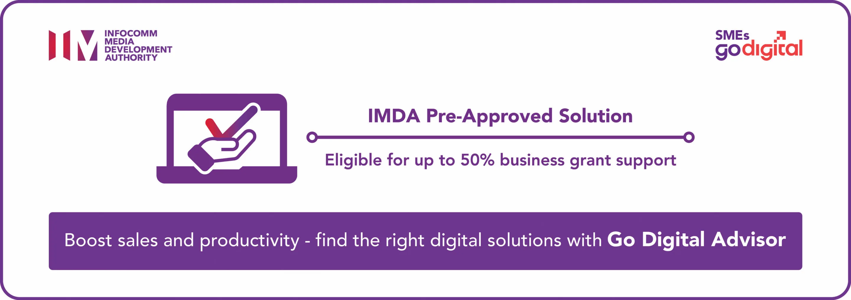 IMDA Pre-Approved Solution under the SMEs Go Digital programme – Innovative Hub