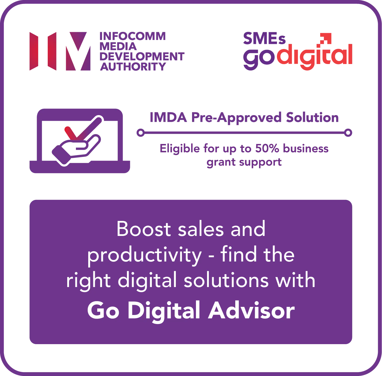 IMDA Pre-Approved Solution under the SMEs Go Digital programme – Innovative Hub